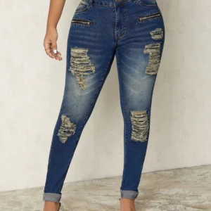 Distressed Skinny Jeans